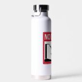 Kein Tauchen (Mosasaurus) Trinkflasche (Rechts)