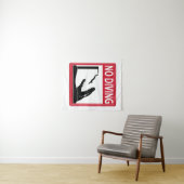 Kein Tauchen (Mosasaurus) Wandteppich (Beispiel (Horizontal))