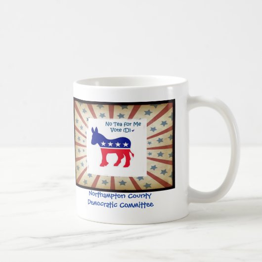Kein Tee für mich - Abstimmung Demokrat 2 Kaffeetasse (Rechts)