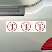 Kein Tee-Party-Autoaufkleber Autoaufkleber (Auf Auto)