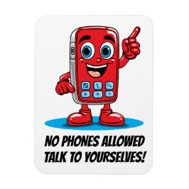 Kein Telefon erlaubt rotes Telefon Flexible Foto M Magnet