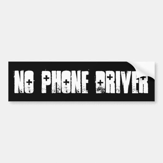 KEIN TELEFONTREIBER AUTOAUFKLEBER (Vorne)