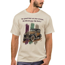 "Kein Tempolimit Für Deine Träume" Vintage-Auto