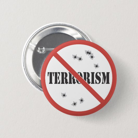 kein Terrorismus Button (Vorne & Hinten)