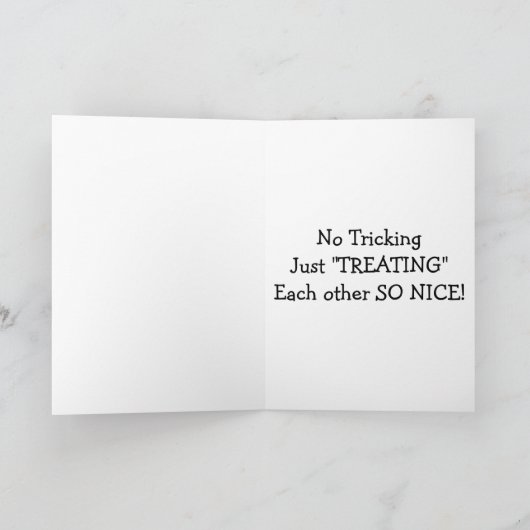 KEIN TEXT/TWEETE/TRICKING/ZAUBER-LOVER-HALLOWEITE KARTE (Innenseite)