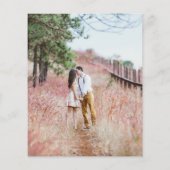 Kein Thema, nur Liebe Budget Foto Hochzeit Flyer (Hinten)