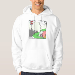Kein Tintenfisch-Zone Lustiger Hoodie von Rick Lon