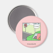 Kein Tintenfisch Zone Unglaublich witzig Cartoon M Magnet (Vorderseite/Rückseite)
