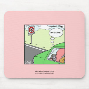Kein Tintenfisch Zone Unglaublich witzig Cartoon M Mousepad