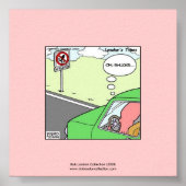 Kein Tintenfisch Zone Unglaublich witzig Cartoon P Poster (Vorne)