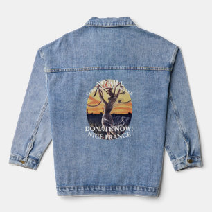 KEIN TÖTEN CHEERLEADER TIERHEIM SCHÖN FRANKREICH JEANSJACKE