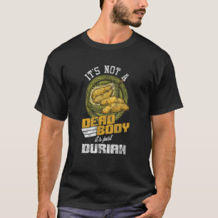 Kein toter Körper, sondern ein tropisches Obst, da T-Shirt