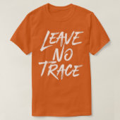 Kein Trace-Trimix verlassen T-Shirt (Design vorne)
