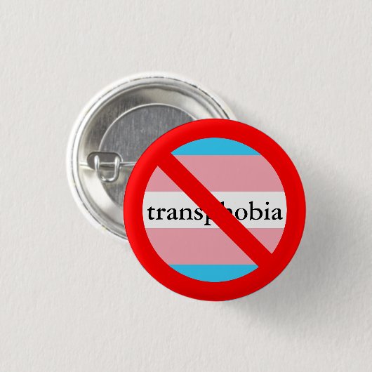 kein transphobia erlaubt button (Vorne & Hinten)