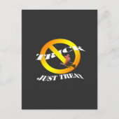 Kein Trick nur Leckerei Postkarte (Vorderseite)