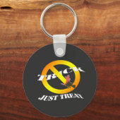 Kein Trick nur Leckerei Schlüsselanhänger (Vorderseite)