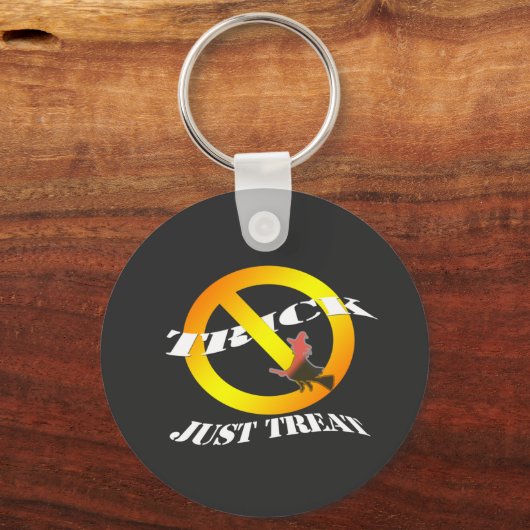 Kein Trick nur Leckerei Schlüsselanhänger (Vorderseite)