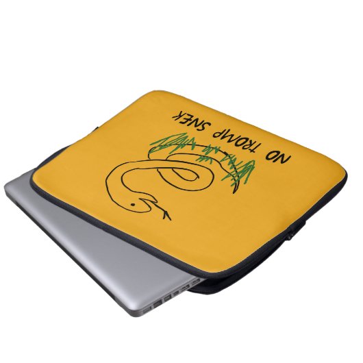 Kein Trompsneaker Laptop-Sieb Laptopschutzhülle (Vorne Knopf)