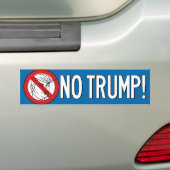 Kein Trump 2016 Autoaufkleber (Auf Auto)