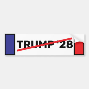 Kein TRUMP 28 Autoaufkleber