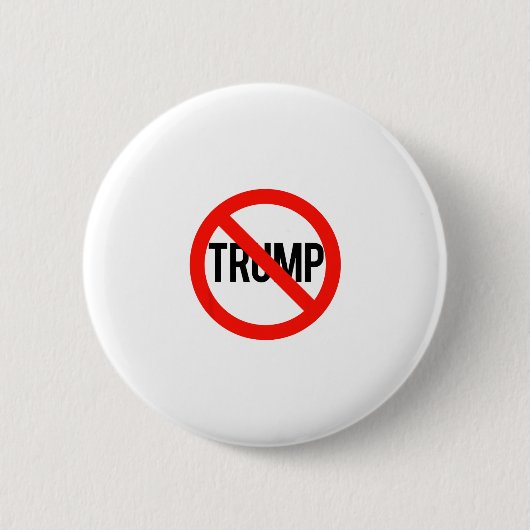 Kein Trump - Anti Trump Button (Vorderseite)