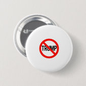 Kein Trump - Anti Trump Button (Vorne & Hinten)