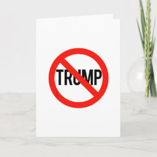 Kein Trump - Anti Trump Karte