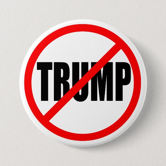 "KEIN TRUMP BUTTON (Vorderseite)