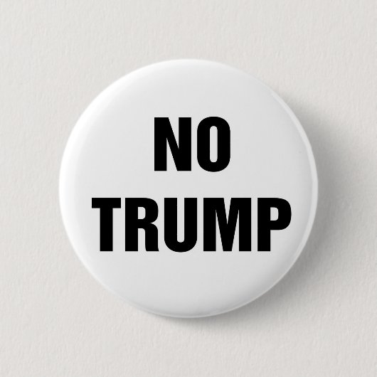 Kein Trump! Button (Vorderseite)
