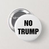 Kein Trump! Button (Vorne & Hinten)