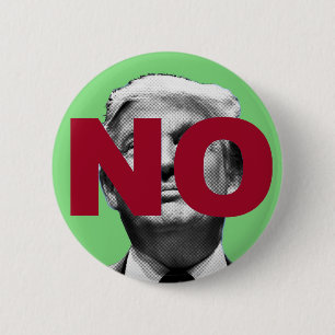 Kein Trump (grün und rot) Button