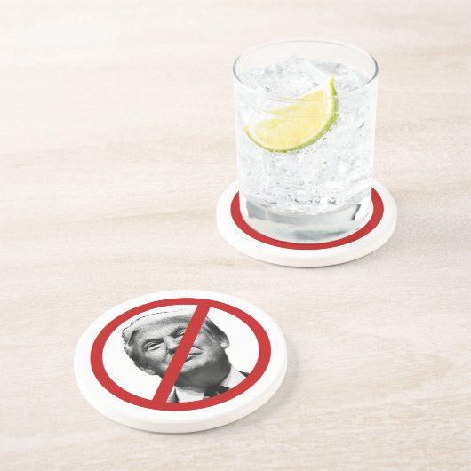 Kein Trump International Sign Untersetzer (Seite)