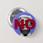 Kein Trump (Lila und rot) Button (Vorne & Hinten)
