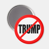 "KEIN TRUMP" MAGNET (Vorderseite/Rückseite)