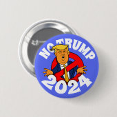 Kein Trump mehr: Die Schaltfläche 2024 Edition Button (Vorne & Hinten)