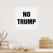 Kein Trump! Poster (Küche)