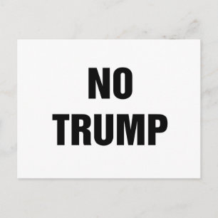 KEIN TRUMP! POSTKARTE
