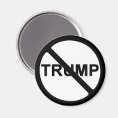 Kein Trump-Präsident Magnet (Vorderseite/Rückseite)