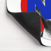 Kein Trump (rot und blau) Mousepad (Ecke)