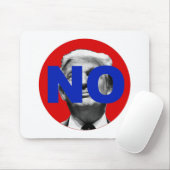 Kein Trump (rot und blau) Mousepad (Mit Mouse)