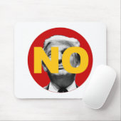 Kein Trump (rot und gelb) Mousepad (Mit Mouse)