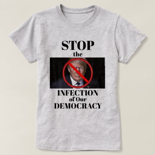 Kein Trump-T - Shirt (Design vorne)