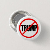 "KEIN TRUMPF" 1,25 Zoll Button (Vorne & Hinten)