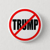 "KEIN TRUMPF" 2,25 Zoll Button (Vorderseite)