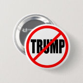 "KEIN TRUMPF" 2,25 Zoll Button (Vorne & Hinten)