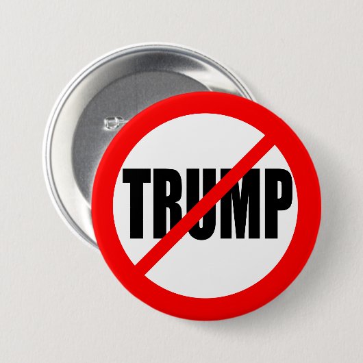 "KEIN TRUMPF" 3 Zoll Button (Vorne & Hinten)