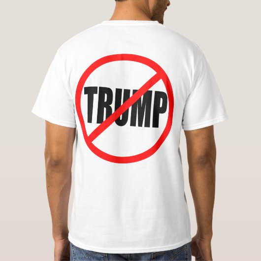 "KEIN TRUMPF" (doppelseitig) T-Shirt (Rückseite)