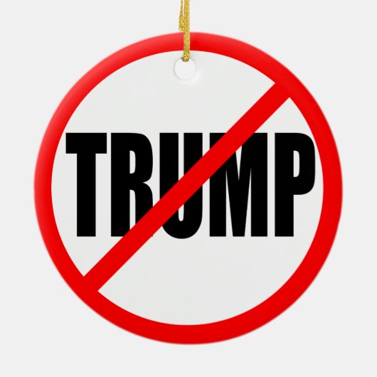 "KEIN TRUMPF " KERAMIKORNAMENT (Hinten)