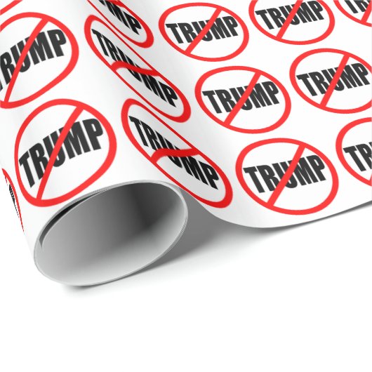 "KEIN TRUMPF-" PACKPAPIER (Rolleneckpunkt)