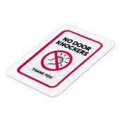 Kein Türknallzeichen Magnet (Linke Seite)